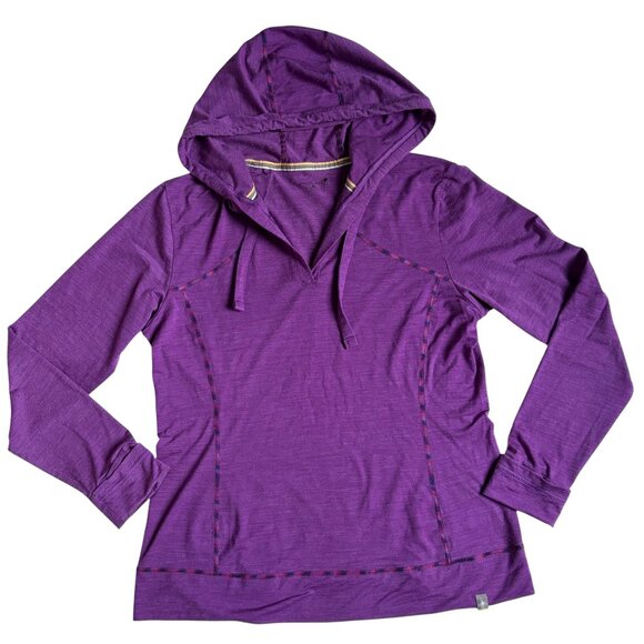 Smartwool Pullover Lightweight Hoodie (Purple) - Size XL - Picture 2 of 7